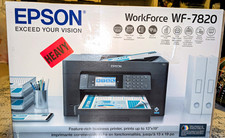 Epson WorkForce WF-7820 Color All-In-One Inkjet, Wireless/Ethernet, 13x19 picture