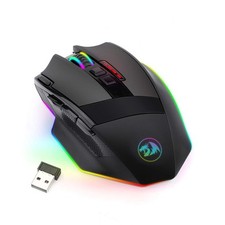 Redragon M801 Wireless Gaming Mouse, Rgb Gaming Mouse With Mmo 9 Progr picture