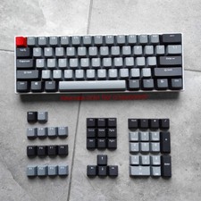 Retro Dolch PBT Doubleshot Keycap Set Gray OEM Profile for Mechanical Keyboards picture