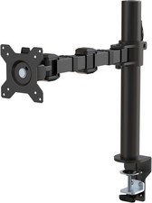 Amazon Basics Single Computer Monitor Stand w/ Cable Management, Height picture