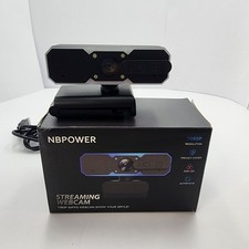 NBPOWER Black 1080P 60Fps Autofocus Digital Streaming Webcam With Microphone picture