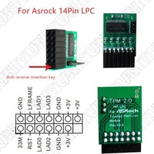 1 x TPM 2.0 Module Security Module Board For 14 PIN LPC Motherboard picture