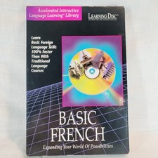 Basic French Language Learning Disc For Zygon Learning Machine 1994 *Read*  picture