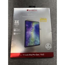 (3 For 1) Zagg Invisible Shield Glass + Shield for iPad Pro 11