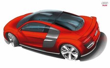Cars audi concept art r8 tdi le Desk Mat Stitched picture