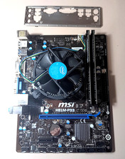 MSI H81M-P33 M-ATX Intel LGA 1150 DDR3 Motherboard with i3-4160 16GB RAM & I/O picture