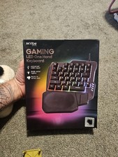 Vibe Gaming Gaming Led One Hand Keyboard RGB NEW AND SEALED picture