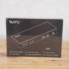IVIIN Docking Station D6902 Ash 4K Dual Display USB 3.0 Universal Brand New picture