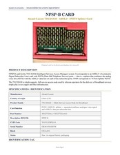 Alcatel-Lucent 7302 ISAM · ADSL2+ / POTS Splitter Card picture