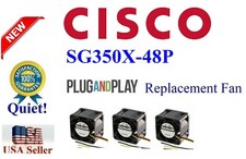 3x Quiet Replacement Fans for Cisco SG350X-48P, Low Noise Best Home Office picture