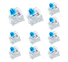 10 PCS Blue Switch Replacement 3 PIN Mechanical Keyboard Switches, Clicky, Accur picture