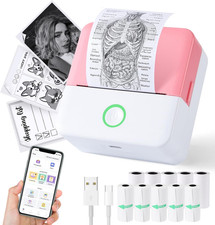 Mini Sticker Printer, X6 Print Pod with 10 Rolls Thermal Paper picture