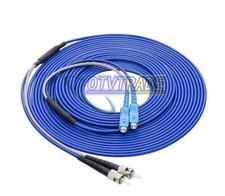 200M Armored Cable SC UPC to ST UPC SM 9/125 Duplex Fiber Optic Patch Cord picture