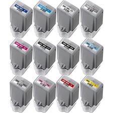 PFI-1000 Pigment Ink Cartridges, 12-Color Set for Canon imagePROGRAF PRO-1000 picture