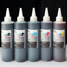 Bulk Universal 5x250ml refill ink for HP Canon Epson Brother Lexmark Dell Print picture