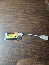 3COM 3CXM356  Megahertz 56k WinModem PC Card - Xjack Connector & CABLE picture