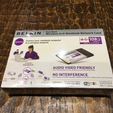 New Belkin Dual-Band Wireless A+G Notebook Network Card Dual picture