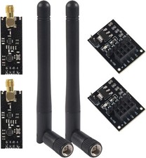 2Pcs NRF24L01+PA+LNA RF Wirelessa Transceiver Module with SMA Antenna 2.4G... picture