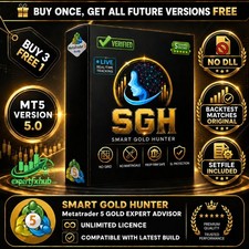 v5.0 Smart Gold Hunter EA Metatrader MT5 Gold Bot Trading Robot MQL5 picture