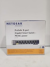 8-Port Gigabit Ethernet Smart Switch (GS108T) - Managed, with 1 X PD Port, Opti picture
