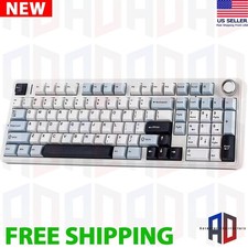 AULA F99 Pro Wireless Mechanical Keyboard White/Blue/Black  - NEW picture