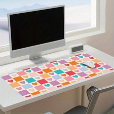 1pc Large Non-Slip Desk Mat & Mouse Pad Suitable for Gaming and Office Use, Sm picture