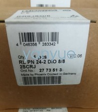 1PCS PHOENIX Contact 2773513 RL PN 24-2 DIO 8/8 2SCRJ Distributed I/O Module picture