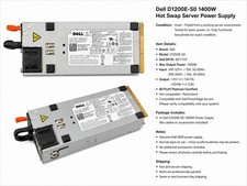 Dell Platinum Rated 80+ Platinum 94% 1400W Server Power Supply picture