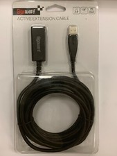 16ft (4.87 M) Black USB 2.0 Extension Cable USB-A Male to USB-A Female port Cord picture