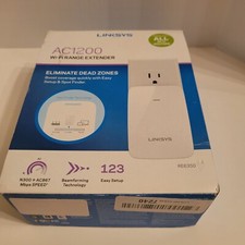 Linksys AC1200 Dual-Band Wi-Fi Range Extender Open Box Return.  Ships out FAST picture