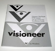 Visioneer OneTouch 8700 Scanner Installation Guide Manual USER MANUAL ONLY picture