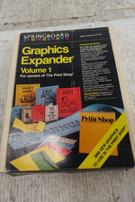 Graphics Expander Volume 1 Commodore 64 PRINT SHOP Boxed  Springboard C64 picture