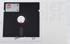 Vintage 3M Computer Floppy Disk - Rare, Atari, Untested, As-Is (DOS 2.5) picture