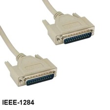 KNTK 15' IEEE-1284 DB25 to DB25 Bi-Directional Cable Parallel Printer Scanner picture