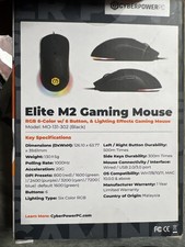 CyberPower PC Elite M2 Gaming Mouse MO-131-302 Black picture
