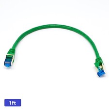 CAT 7 High-Speed Ethernet Cable - Green, Round picture