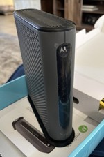 Open box, Motorola 24x8 Cable Modem Model MB7621 1000+ Mbps DOCSIS 3.0 picture