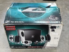 Logitech Z-5300e 5.1 THX Surround Computer Speakers Subwoofer COMPLETE In Box picture