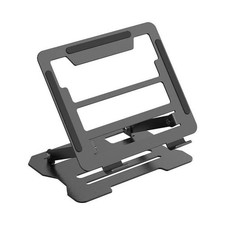 Silver Adjustable Metal Laptop Stand Universal Holder Anti-Slip for 13-15in picture