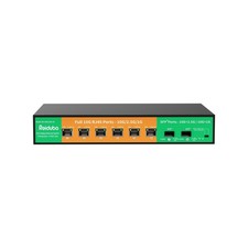 8-Port 10G Switch Unmanaged, 6 x 10G RJ45 Ports, 2 x 10G SFP+ Ports, 10G/2.5G... picture