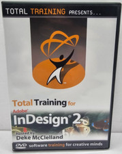 Total Training for Adobe InDesign 2 DVD CD-ROM 2002 Opened Never Used picture