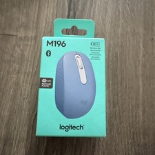 Logitech M196 Bluetooth Wireless Mouse Blue 12-Month Battery picture