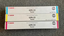 New OEM Canon GPR-33 Toner Cartridge Set C M Y imageRUNNER ADVANCE C7055 C7065 picture
