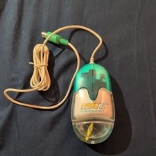 RARE MINT Vintage AQUA Mouse PaxilCR 2-Button PS/2 Mechanical BallMouse Kayak🔥 picture
