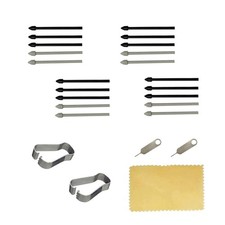 (20pcs Pack) Tab s6 s Pen Nibs Replacement Stylus Tips for Samsung Black/Gray  picture