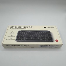 Keychron B1 Pro Wireless Keyboard Ultra-Slim 2.4G Bluetooth Space Gray B1P-K1 picture
