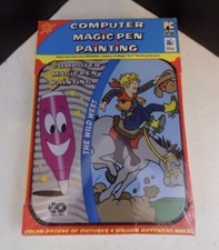 Rare Lee’s Publications Computer Magic Pen Painting The Wild West Pc/Mac - New picture
