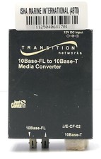 Transition Network J/E-CF-02 Fast Ethernet 10Base-FL to 10base-T Media Converter picture