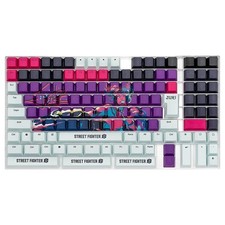 Street Fighter 6 Designer Keycap Set 132 Keys Cherry MX Juri Design OEM PBT picture