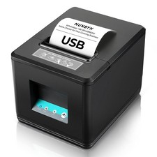 80mm USB Thermal Receipt Printer P098, POS Printer with Auto Cutter picture